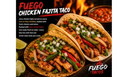 Fuego Chicken Fajita Taco