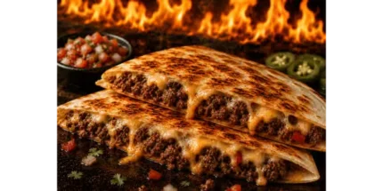 Fuego Ground Beef Quesadilla